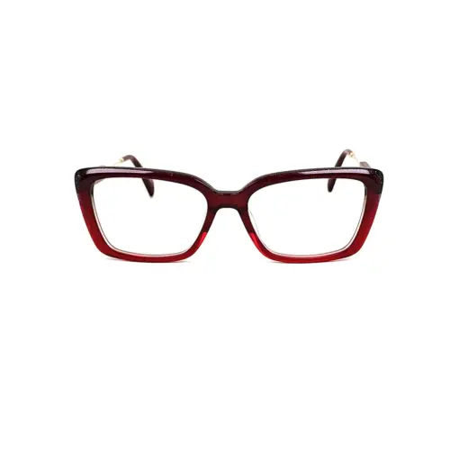 Red Modern Premium Eyeglasses AT chashmah