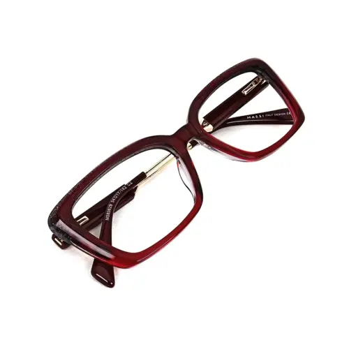 Red Modern Premium Eyeglasses AT chashmah