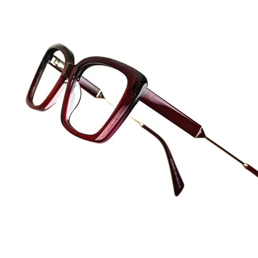 Red Modern Premium Eyeglasses AT chashmah