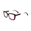 Red Modern Premium Eyeglasses AT chashmah
