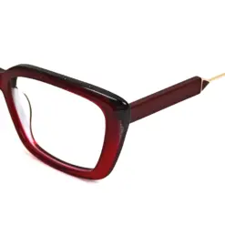 Red Modern Premium Eyeglasses AT chashmah