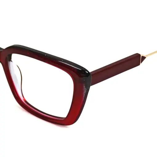 Red Modern Premium Eyeglasses AT chashmah