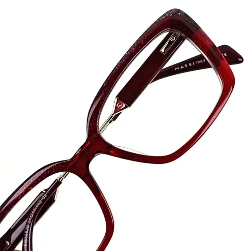 Red Modern Premium Eyeglasses AT chashmah