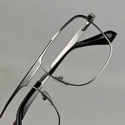 Silver Aviator Metal Eyeglasses
