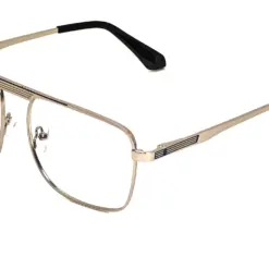 Silver Aviator Metal Eyeglasses