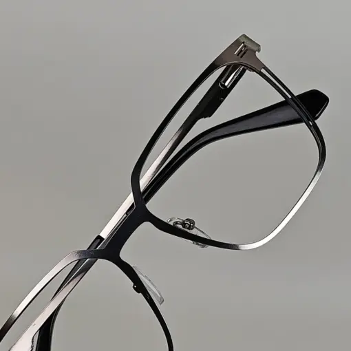 Silver Classic Metal Eyeglasses at chashmah