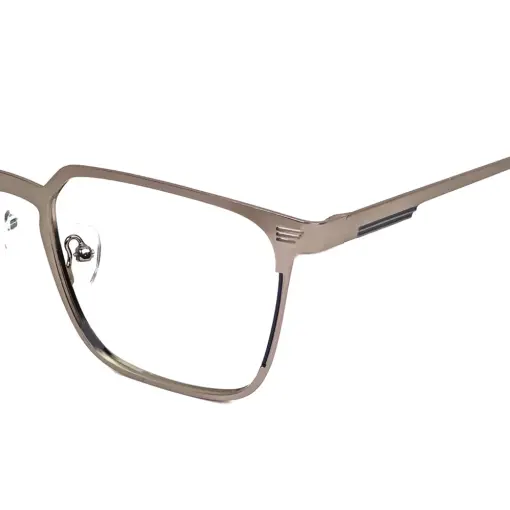 Silver Classic Metal Eyeglasses at chashmah
