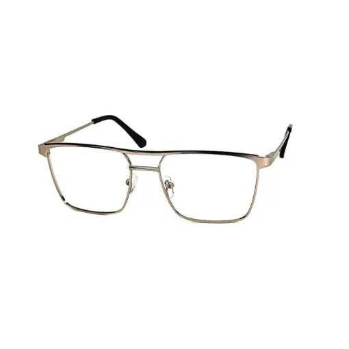 Silver Modern Metal Eyeglasses at chashmah