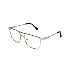 Silver Modern Metal Eyeglasses at chashmah