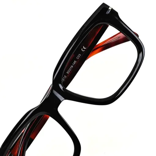 Black Bold Premium Eyeglasses at chashmah