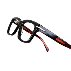 Black Bold Premium Eyeglasses at chashmah