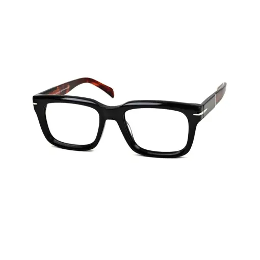 Black Bold Premium Eyeglasses at chashmah