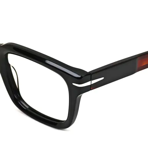 Black Bold Premium Eyeglasses at chashmah