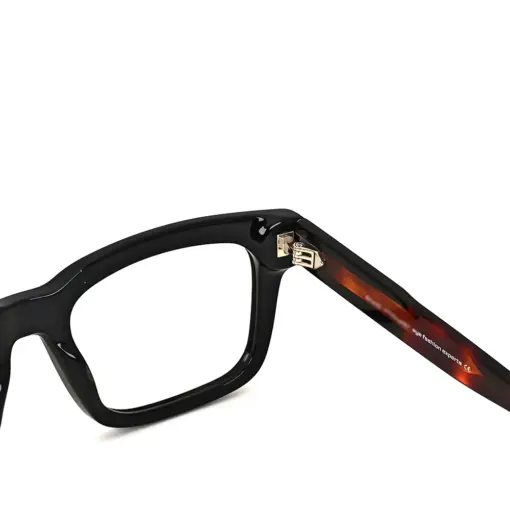 Black Bold Premium Eyeglasses at chashmah