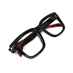 Black Bold Premium Eyeglasses at chashmah