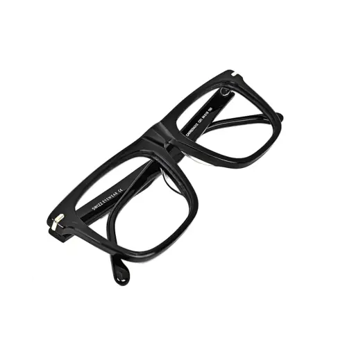 Black Bold Fashion Eyeglasses AT CHASHMAH