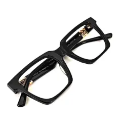 Black Designer Square Eyeglasses