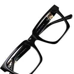 Black Designer Square Eyeglasses