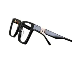 Black Designer Square Eyeglasses
