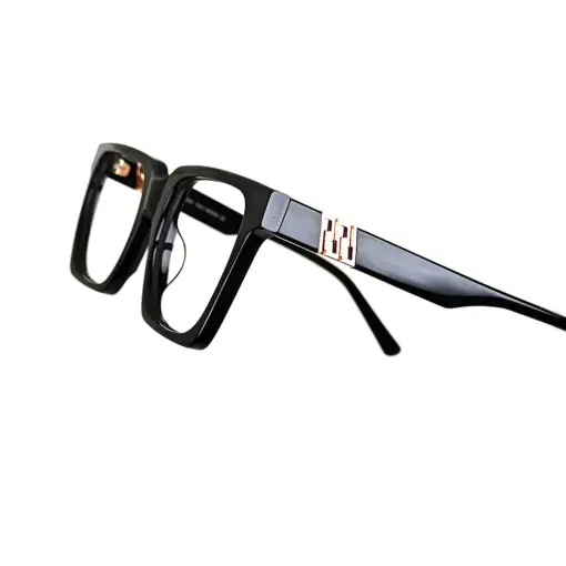 Black Designer Square Eyeglasses