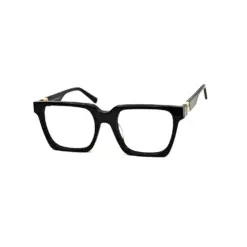 Black Designer Square Eyeglasses