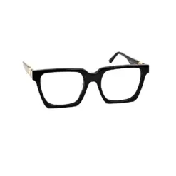 Black Designer Square Eyeglasses