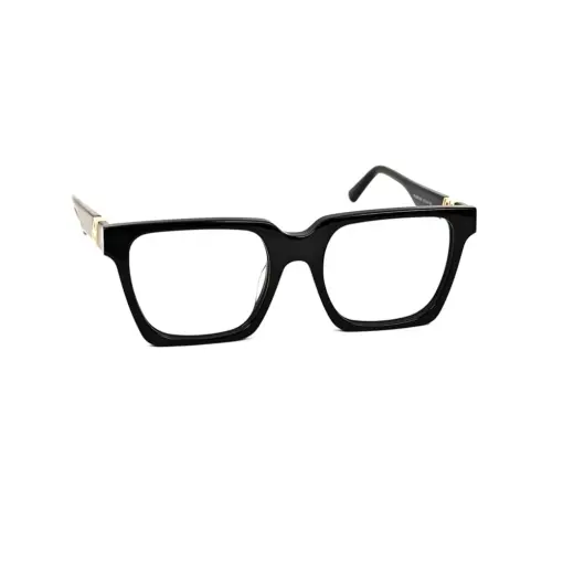 Black Designer Square Eyeglasses