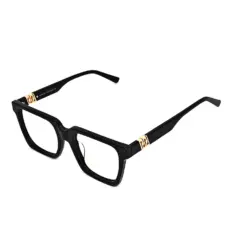 Black Designer Square Eyeglasses