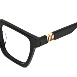 Black Designer Square Eyeglasses