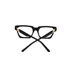 Black Designer Square Eyeglasses