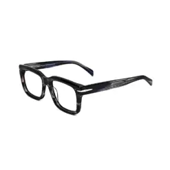 Black carbon bold eyeglasses at chashmah