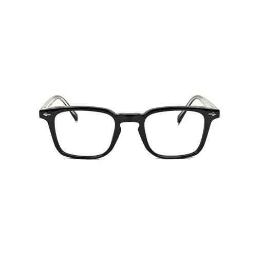 Black Small Square Eyeglasses
