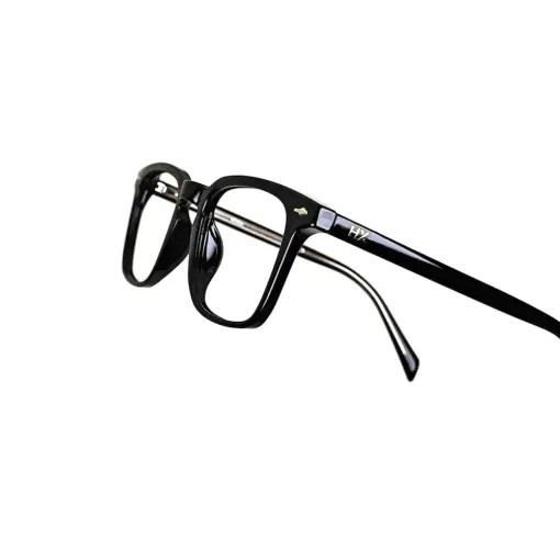 Black Small Square Eyeglasses