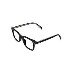 Black Small Square Eyeglasses