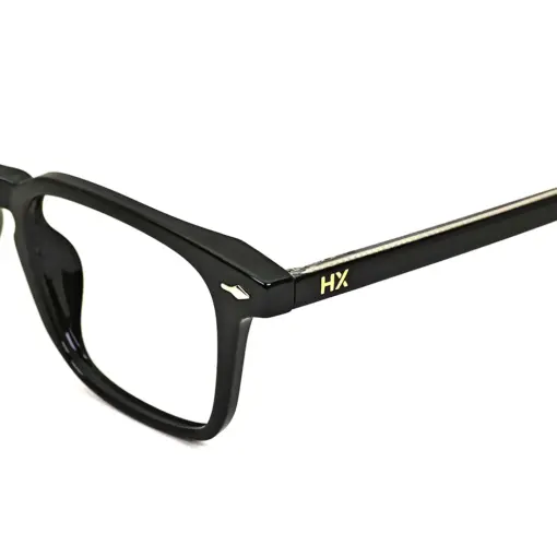 Black Small Square Eyeglasses