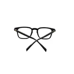 Black Small Square Eyeglasses