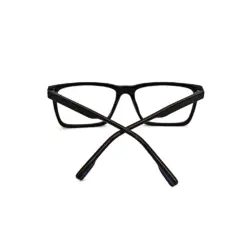 Blue Rectangular Acetate Eyeglasses at chashmah