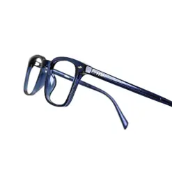 Blue Small Square Eyeglasses