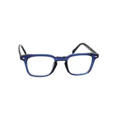 Blue Small Square Eyeglasses