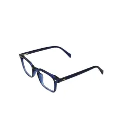 Blue Small Square Eyeglasses