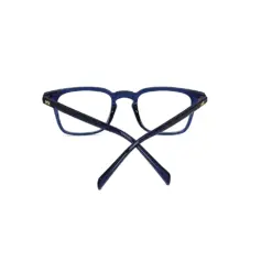 Blue Small Square Eyeglasses