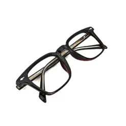 Brown Small Square Eyeglasses