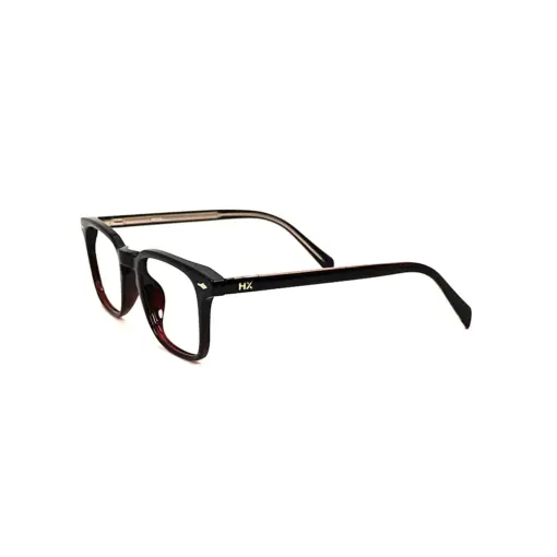 Brown Small Square Eyeglasses