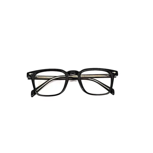 Brown Small Square Eyeglasses