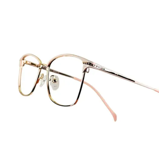 Cream Gold Women Eyeglasses