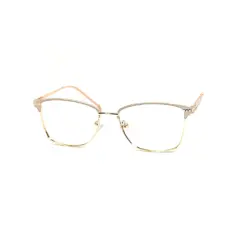 Cream Gold Women Eyeglasses