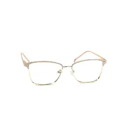 Cream Gold Women Eyeglasses