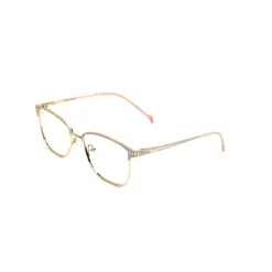 Cream Gold Women Eyeglasses