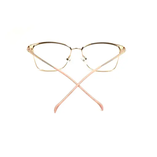 Cream Gold Women Eyeglasses