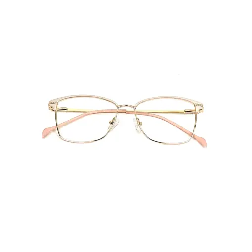 Cream Gold Women Eyeglasses